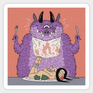 The Purple People Eater Sticker